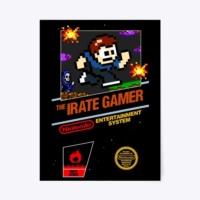 IRATE GAMER  NES Game Poster