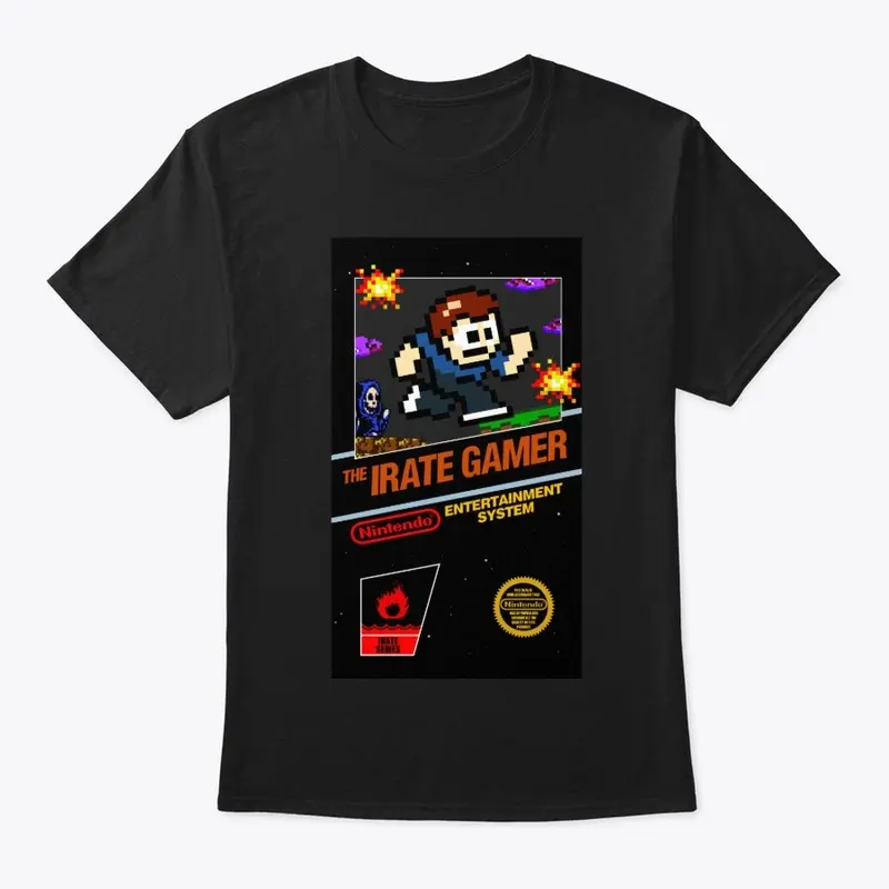 IRATE Gamer NES Cover T-shirt