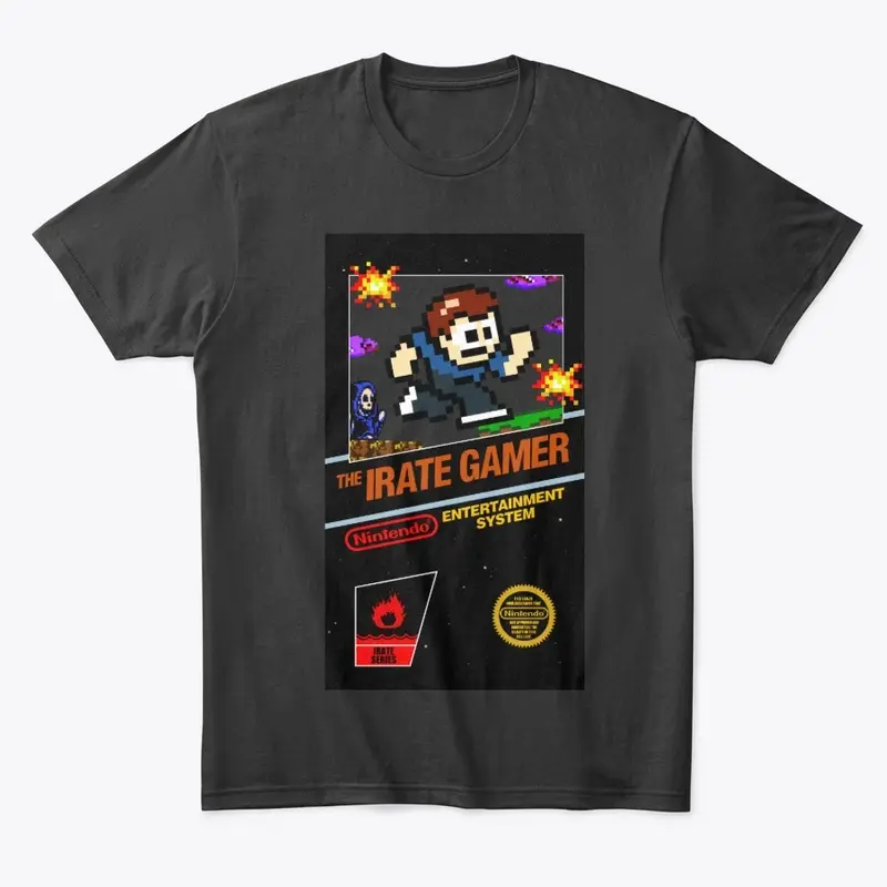 IRATE Gamer NES Cover T-shirt